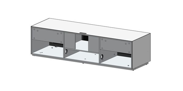 Meuble TV Sonorous Elements EX31-TC-2 Abattant tissu, avec support