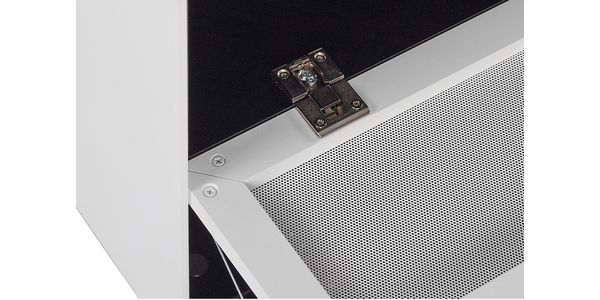 Meuble TV Lowboard Epure LOFT SOUND K1 Verre Blanc Mat Satiné- Lancement