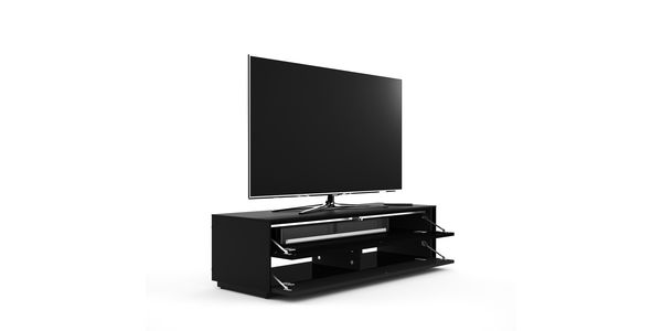 Meuble TV SoChiQ Soundbar, 120cm, Noir