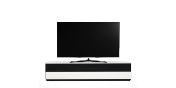 Meuble TV Blanc, SoChiQ Soundbar, 160cm