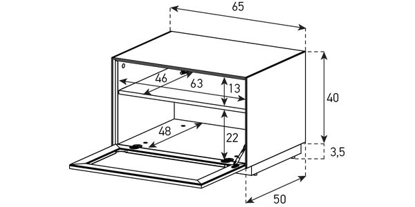 Meuble TV Sonorous Elements EX20-PS-2 Abattant en tôle acoustique