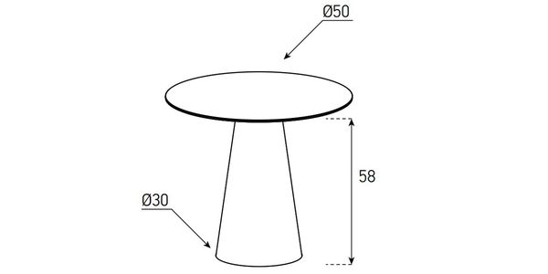 Table d'appoint Sonorous CT-SET-CN-A