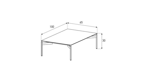 Table d'appoint Sonorous CT-SET1-B