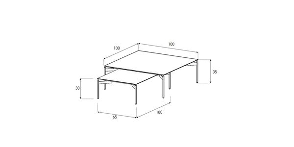 Table Basse Sonorous CT-SET1