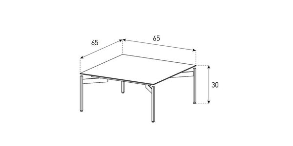 Table d'appoint Sonorous CT-SET2-B