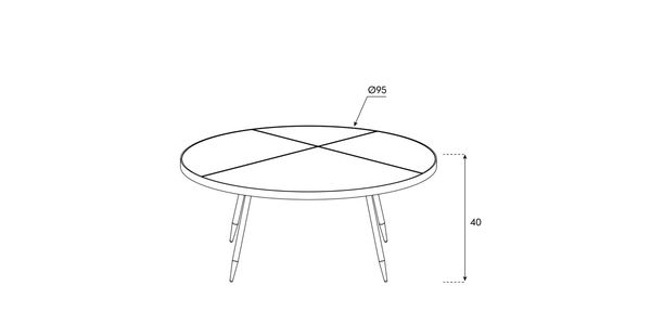 Table d'appoint Sonorous Patch CT-SET PTC-A