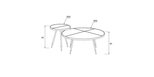 Table Basse Sonorous CT-SET PTC