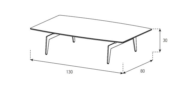 Table Basse Sonorous CTR-130C30