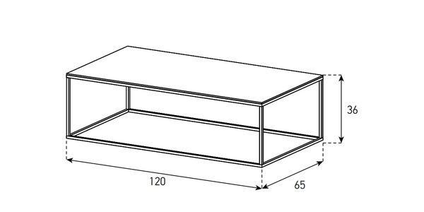 Table Basse Sonorous CTR120G