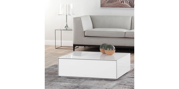 Sonorous Table Basse ES91D-WHT-WHT