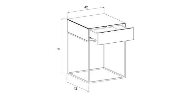 Sonorous Table Basse KLB-42-RED_CON