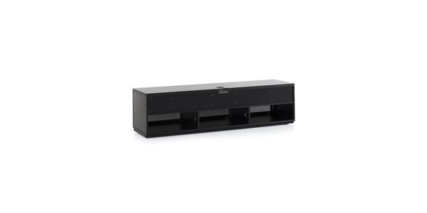Meuble TV Sonorous Lowboard Studio STA260t-blk-blk-bs Noir / Façade en tissu Acoustique