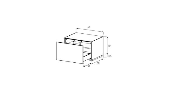 Meuble TV Sonorous Elements EX20-D-2 Tiroir