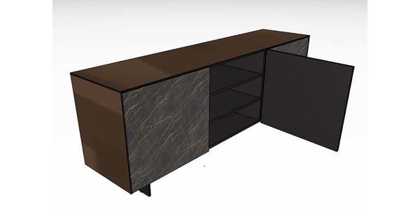 Buffet Sonorous Elements, Combinaison Sideboard SB-K27, L=195 cm, H=73 cm
