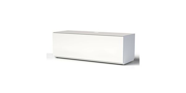 Meuble TV Sonorous Lowboard Studio STA130F-WHT-WHT-BS