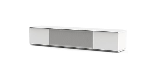 Meuble TV Sonorous Lowboard Studio STA200P-WHT-WHT-BS, Abattant Perforée