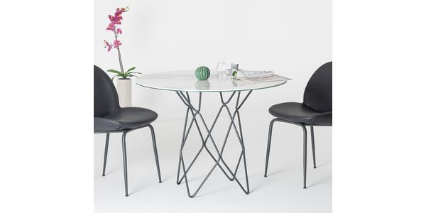 Table de Salle à Manger, LISE, Céramique, Dia 120cm