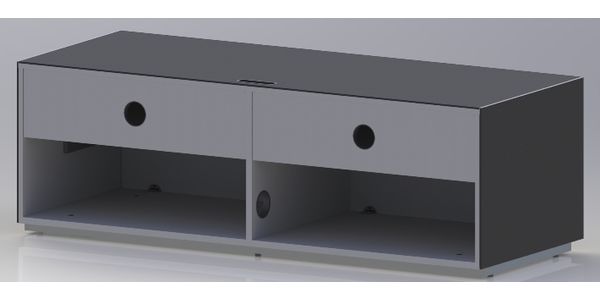 Meuble TV Sonorous Elements EX10-TS-2 Abattant en tissu Acoustic