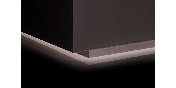 Sonorous Lowboard EX260-FD-GRP-2, Verre Graphite 260cm