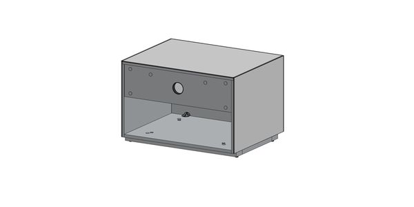 Meuble TV Sonorous Elements EX20-f-2 Abattant
