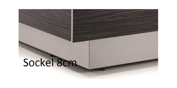 Sonorous Lowboard EX260-grp/blk-f/t, L=260cm