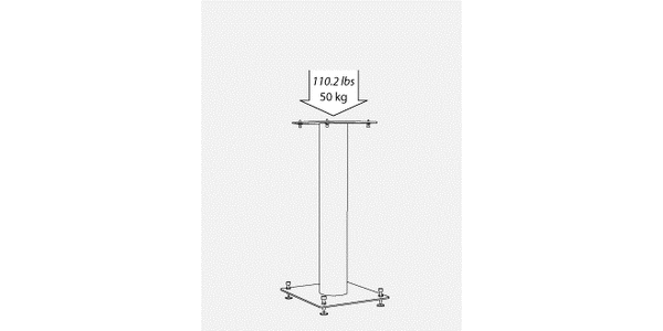 Pieds haut-parleurs Norstone Stylum 1 Silver