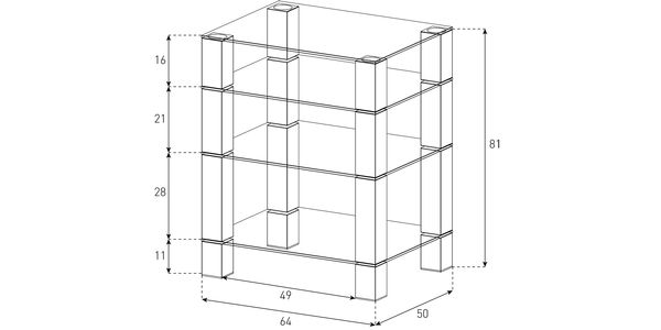 Meuble HIFI Sonorous RX5040-C-INX_dim