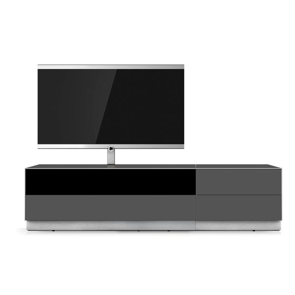 Lowboard TV Meuble Sonorous Elements EX191-TF/FD-GRP-8, Graphite (sales)