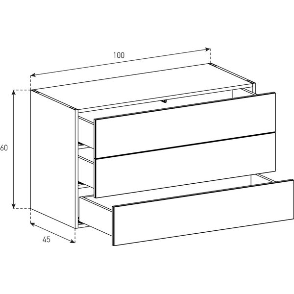 Buffet / Sideboard Sonorous Elements SB10061, H=60cm