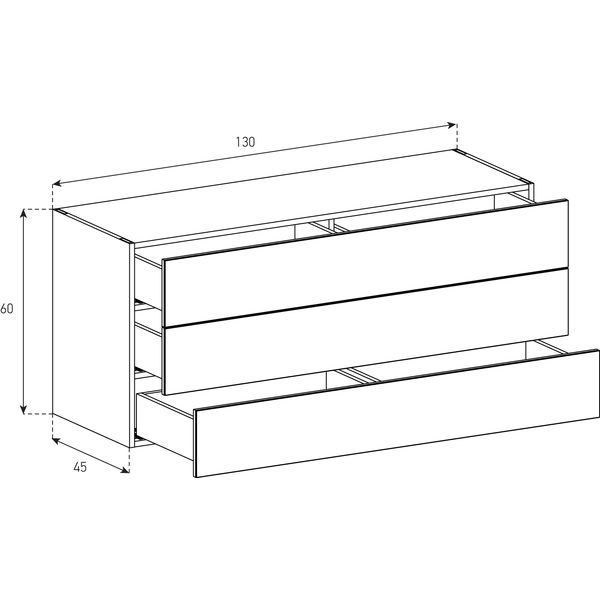 Buffet / Sideboard Sonorous Elements SB13061, H=60cm