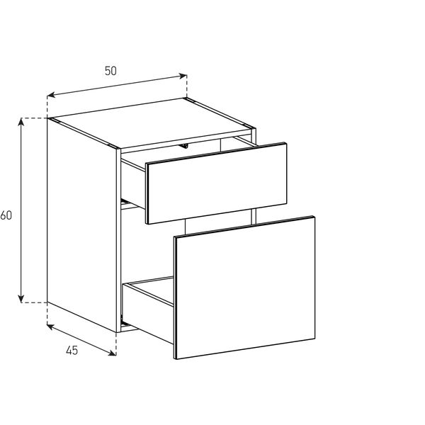 Buffet / Sideboard Sonorous Elements SB5061, H=60cm