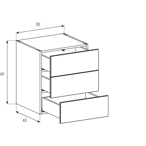 Buffet / Sideboard Sonorous Elements SB5063, H=60cm