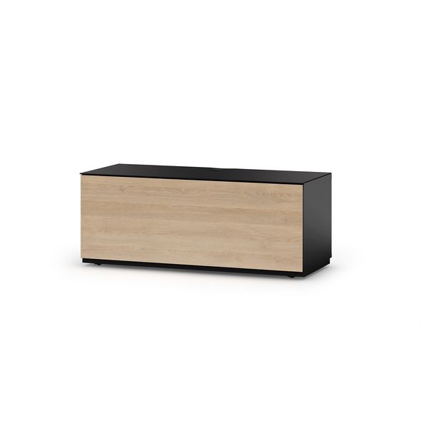Meuble TV Sonorous Lowboard Studio sta110f-blk-oak-bs, Chêne
