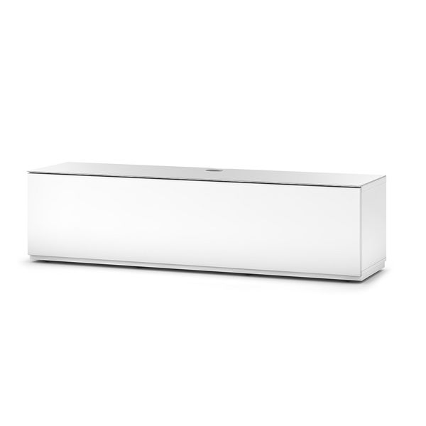 Meuble TV Sonorous Lowboard Studio STA160F-WHT-WHT-BS