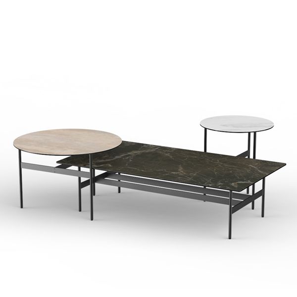 Sonorous Table Basse CT-SET3-MPR-OXC-PLS_BLK
