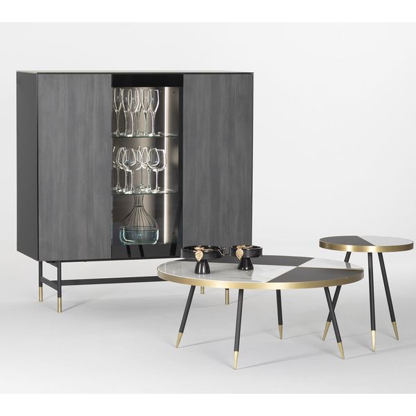Buffet Sonorous Elements, Combinaison Vitrine SB-K24, L=120 cm, H=128 cm