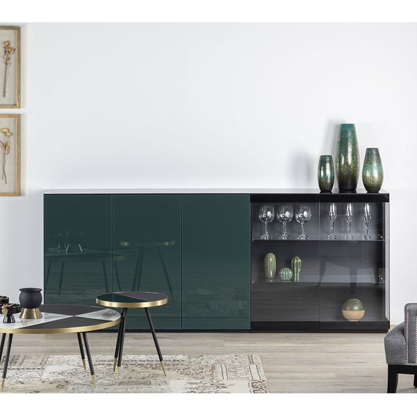 Buffet Sonorous Elements, Combinaison Vitrine SB-K26, L=250 cm, H=104 cm