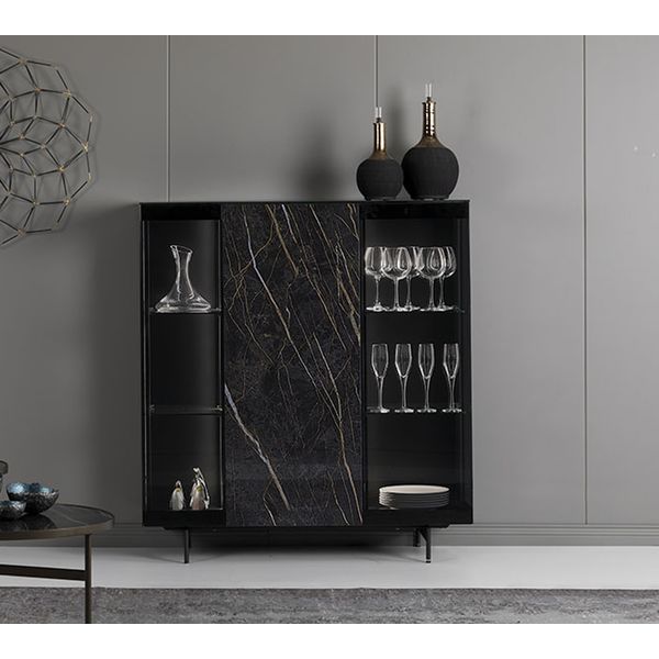 Buffet Sonorous Elements, Combinaison Vitrine SB-K29, L=120 cm, H=133 cm