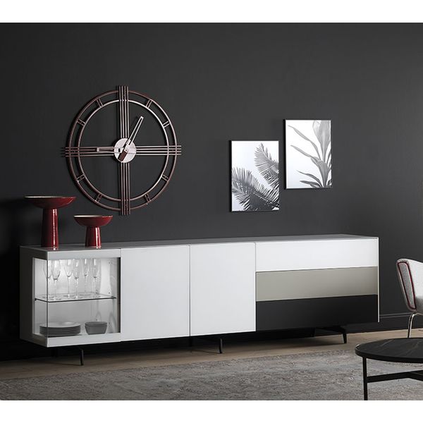 Buffet Sonorous Elements, Combinaison Vitrine SB-K35, L=250 cm, H=73 cm