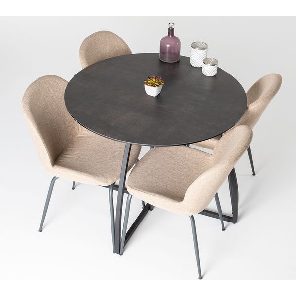 Table de Salle à Manger SAM, Céramique, Rond 100 cm