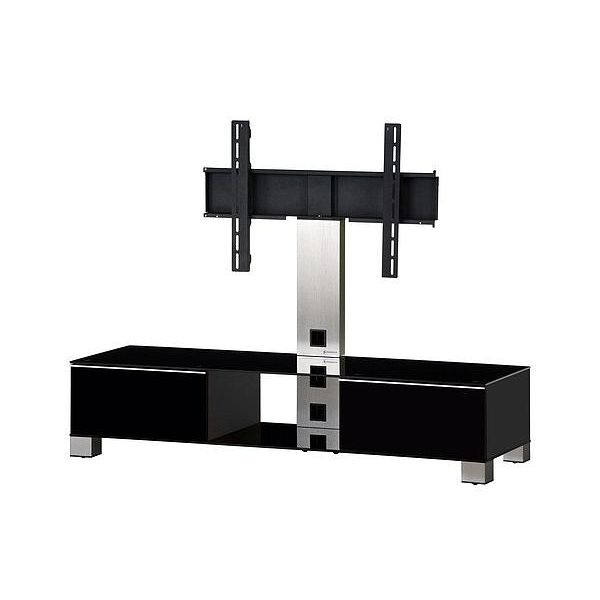 Meuble TV Sonorous md8140-b-inx-blk Noir Laqué avec support