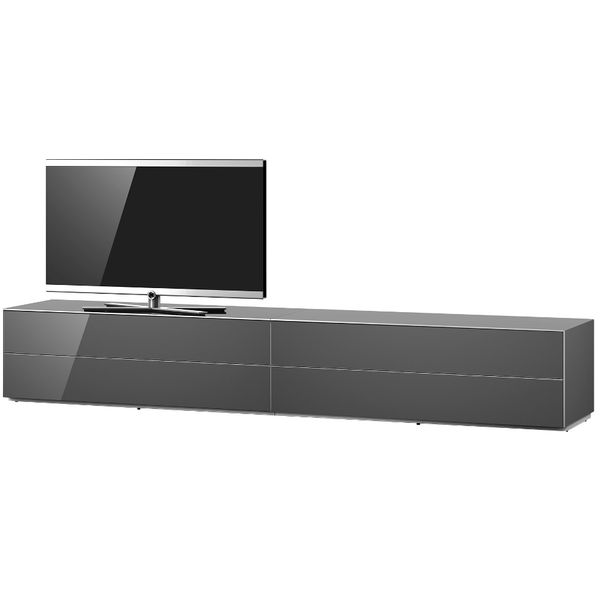 Sonorous Lowboard EX260-FD-GRP-2, Verre Graphite 260cm