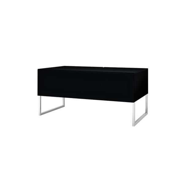 Meuble TV Norstone Khalm Noir laqué