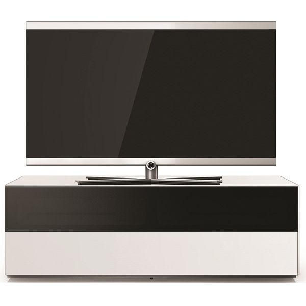 Meuble TV Sonorous EX10-TF-WHT-2-A Abattant en tissue Acoustique