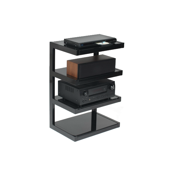 Norstone Meuble HIFI Esse Noir Brillant/Noir