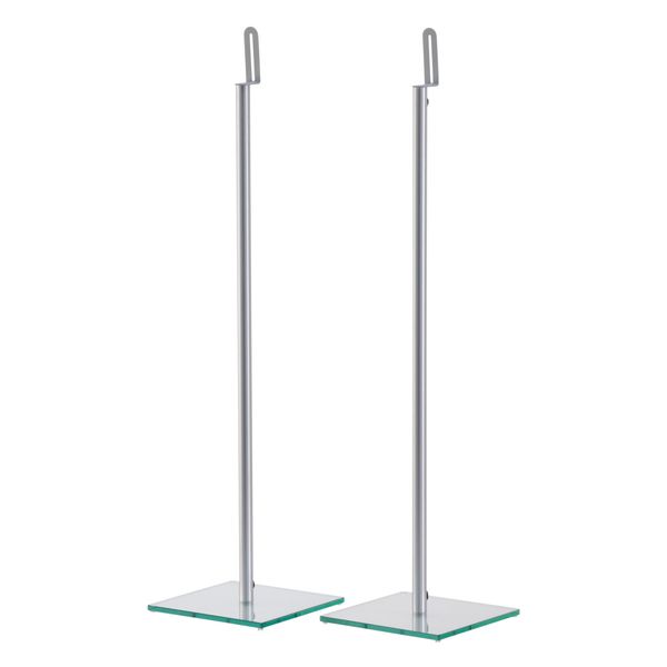 Pieds haut-parleurs Sonorous SP200-C-SLV, la paire